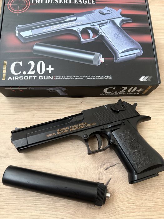 Метални Airsoft Пистолети + 1000 топчета подарък НОВИ МОДЕЛИ