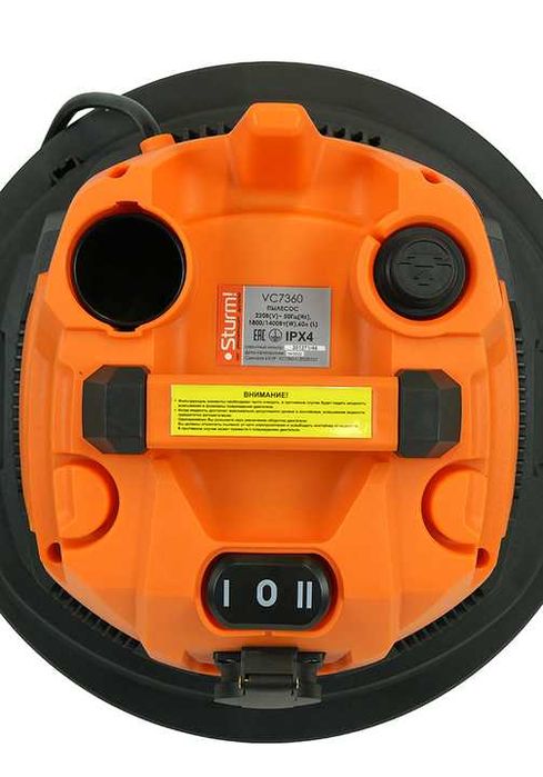 Промышленный пылесос 60л. Синхр.1,8Квт,Самоочистка.Защита.Шл3м.Каб5м.