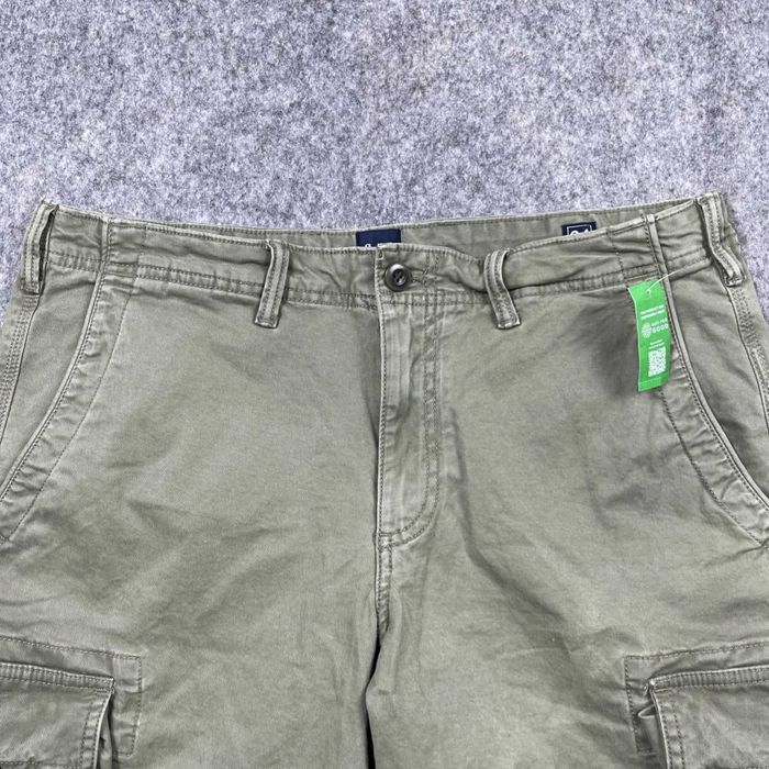 Шорты мужские Gap Chino Olive Green Cargo Shorts! Новые  бирками!