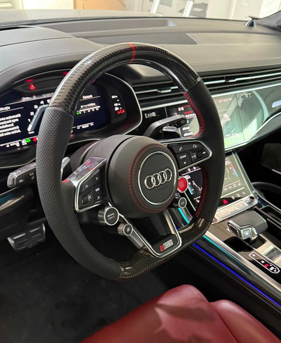 Volan Audi SQ7 SQ8 A6  A7 A8 Carbon - Start Engine - Drive Select