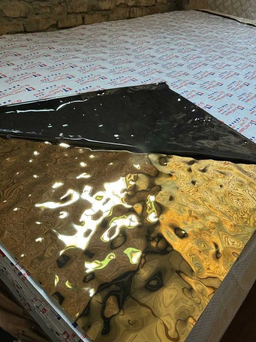 Лист из нержавейки черного цвета глянец 0,8мм