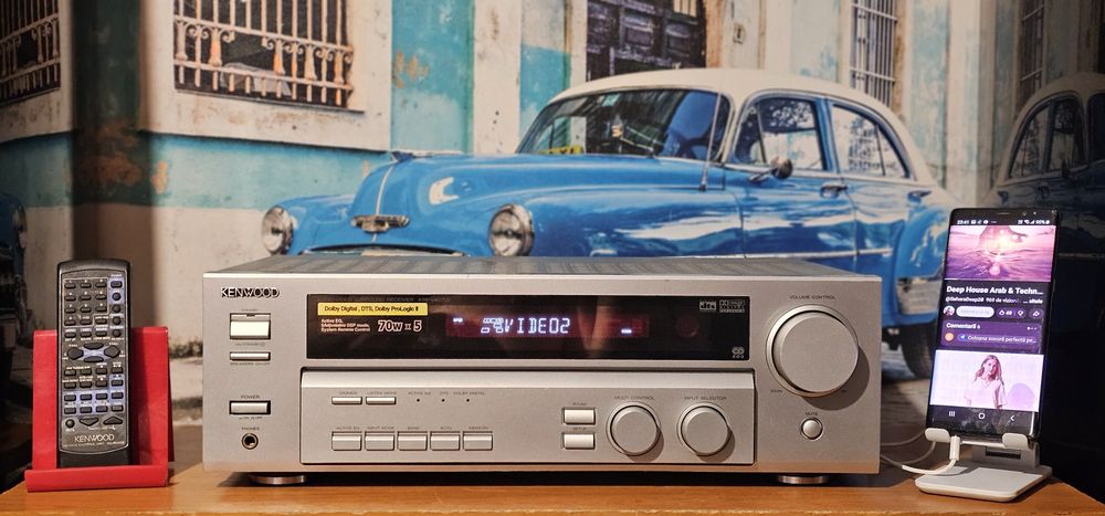 Kenwood KRF V 4070 D amplificator statie amplituner receiver pentru muzica sau filme