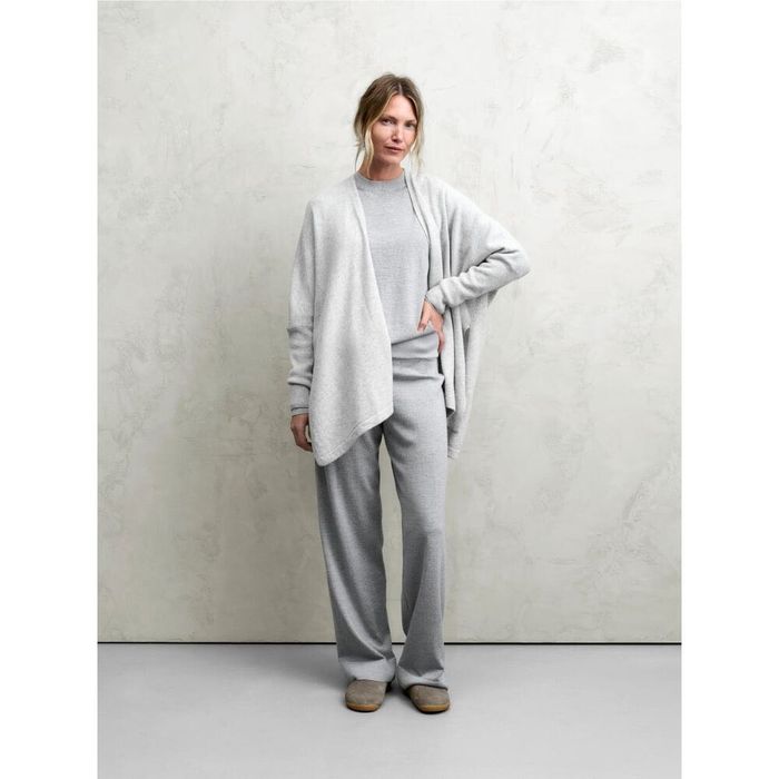 Colin's grey cardigan