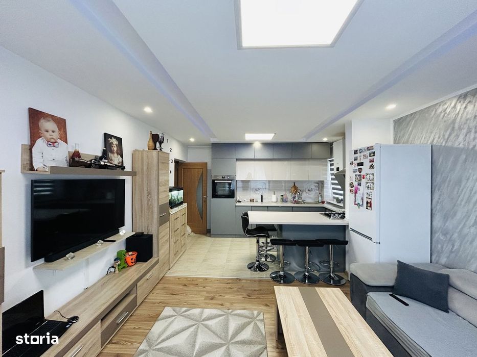 Apartament mobilat, cu 3 camere, 2 balcoane, 2 parcari - Selimbar — fotografia 1