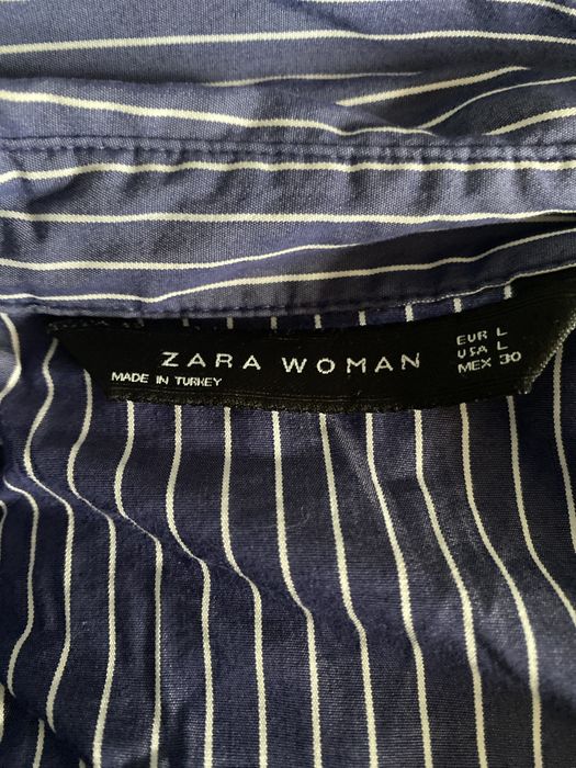 Платье Zara синее в полоску