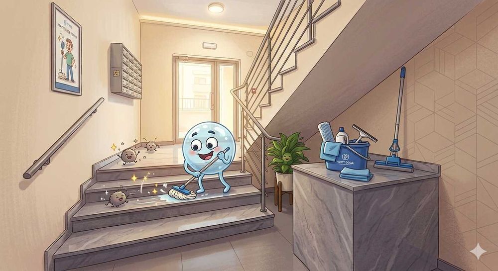 Почистване на жилищни входове