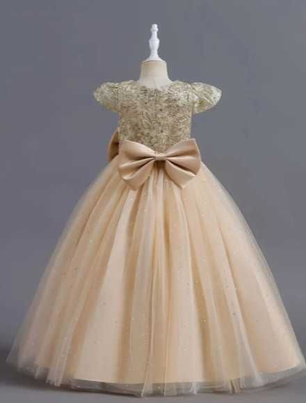 Винтажное детское пышное платье