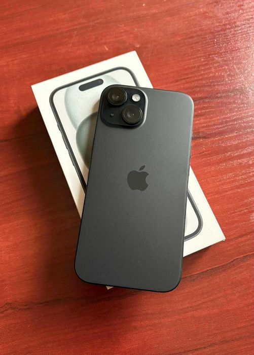 iPhone 15 Black 128 Gb като нов