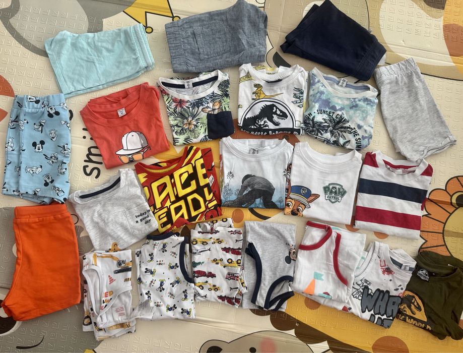 Lot hainute/ set vară 92 baietei