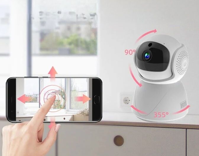 Cameră IP WiFi HD. Monitor bebe/animale. Video+Audio. Urmărire mișcare