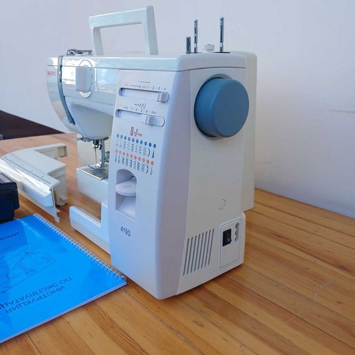 Janome 419S(Япония). Год гарантии/Металл/Комплект.