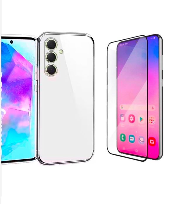 Husa TPU Focus si Folie Sticla 12D Samsung A20e/A22/A23/A24/A25/A26