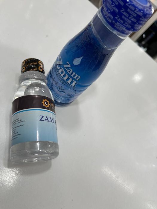 Зам зам тоззаси ва сув аралашгани.  Zam zam tazzasi va suv aralashgani