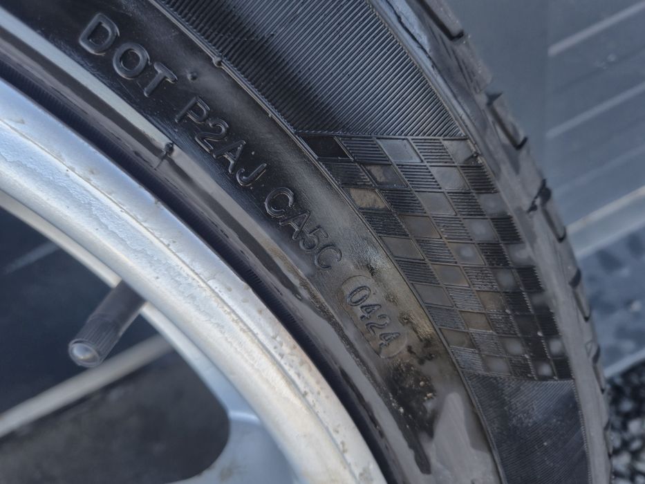 Jante Audi 5x112 pe 20 cu anvelope 255/45 R20 dot 2024