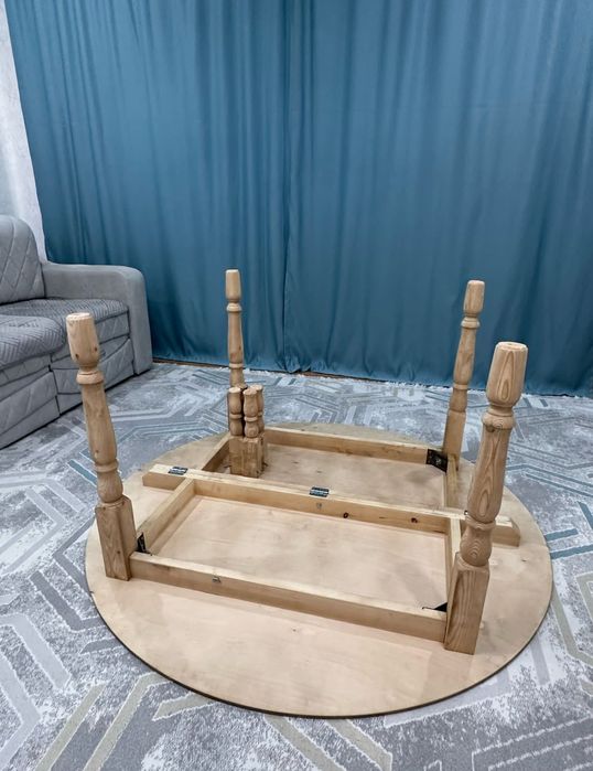 Жер Стол трансформер с высокими и низкими ножками, Новый