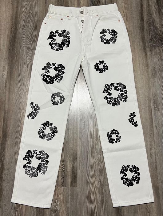 Blugi denim tears albi M