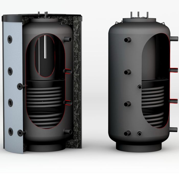 Puffer tank in tank 750/150 + serpentina EMAILAT