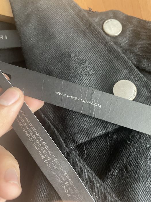 Vand geaca de blugi Amiri Punk Biker Rockstar marimea L