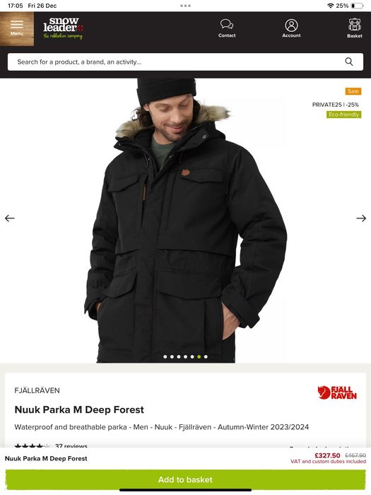 Fjall Raven-оригинално яке,парка,шуба 50-52л