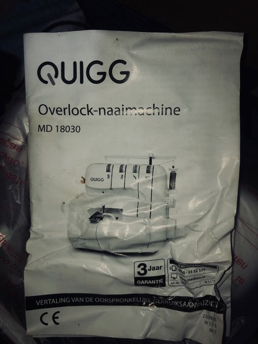 Vand masina de cusut profesionala MODEL QUIGG OVERLOK NAIIMACHINE