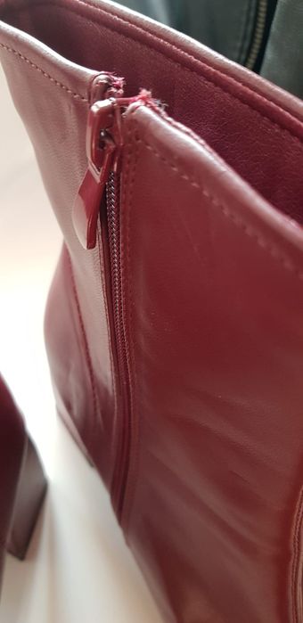 Cizme roșu burgundy Sinsay