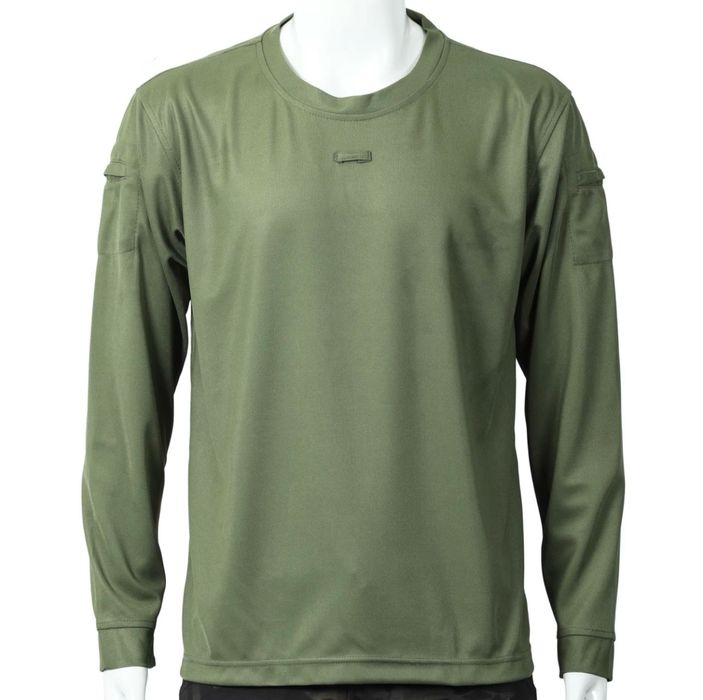 Быстросохнущая тактическая фудболка длинным рукавом