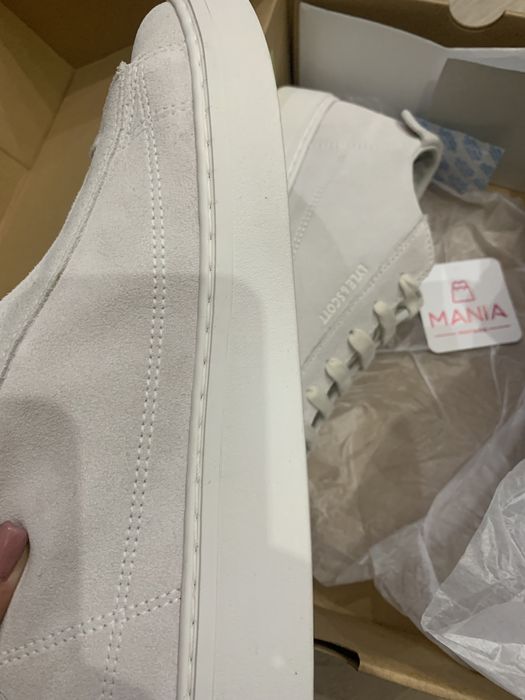 Нови мъжки сникърси Lyle & Scott естествена кожа