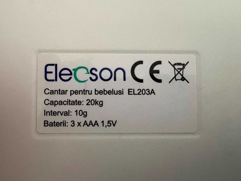 Cantar digital bebelusi copii Elecson EL203A, 20kg
