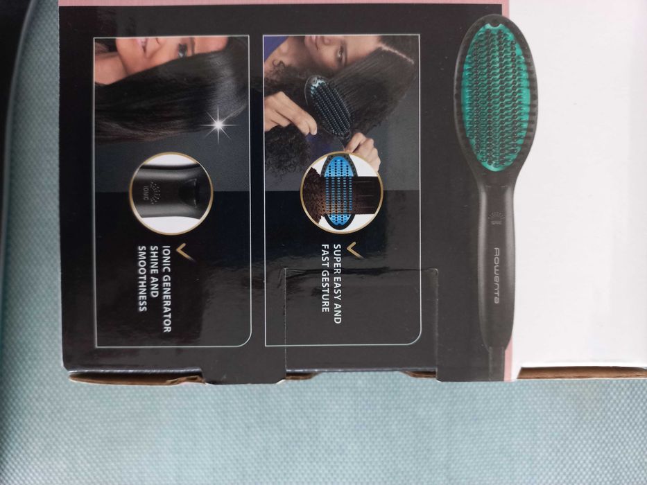 Perie electrica de indreptat parul Rowenta CF5820F0, Invelis ceramic