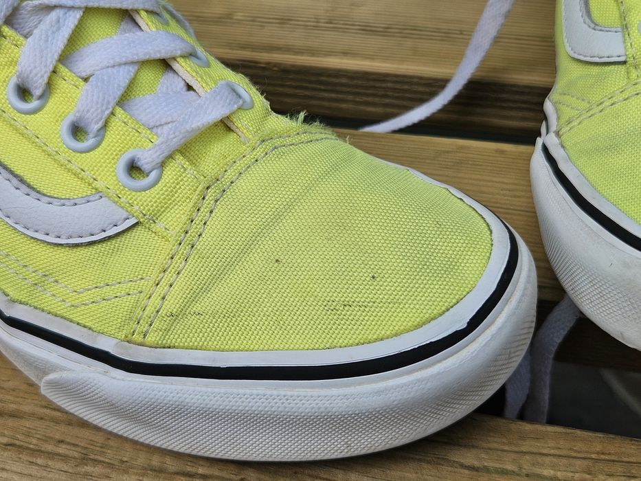Vans кецове в неоново жълто N37