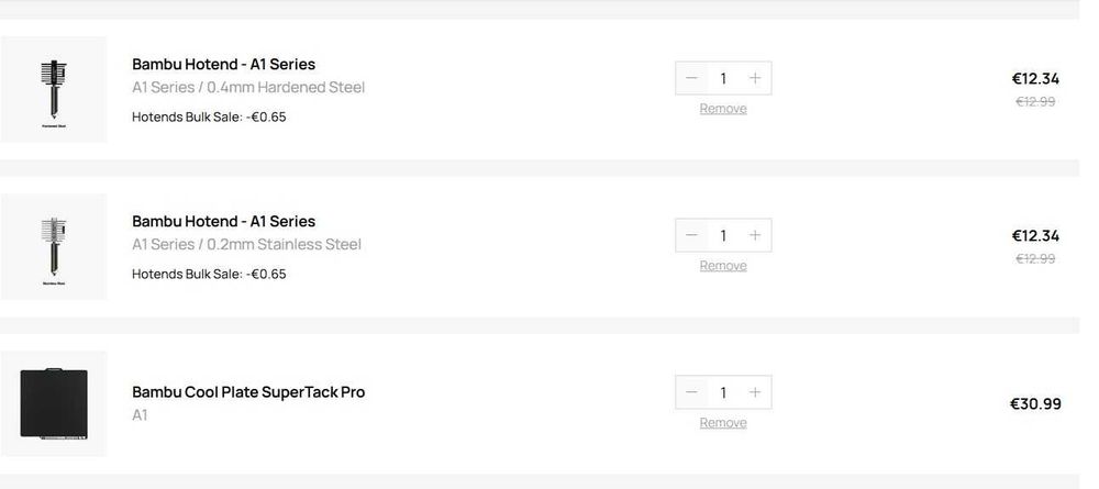 Imprimanta 3D Bambulab A1 Mini Stare exceptionala, Pachet Accesorii.