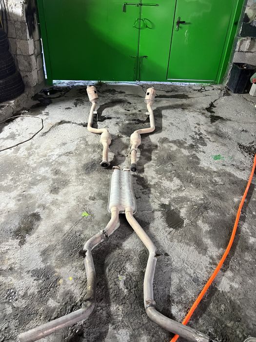 Полный выхлоп мерседес 211