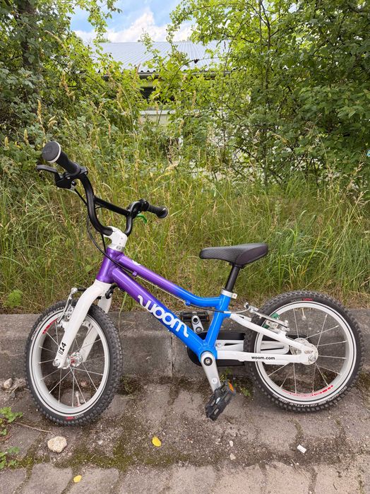Bicicleta Woom 2 - Special Edition - Cosmic Blurple - Impecabila + Casca Woom S