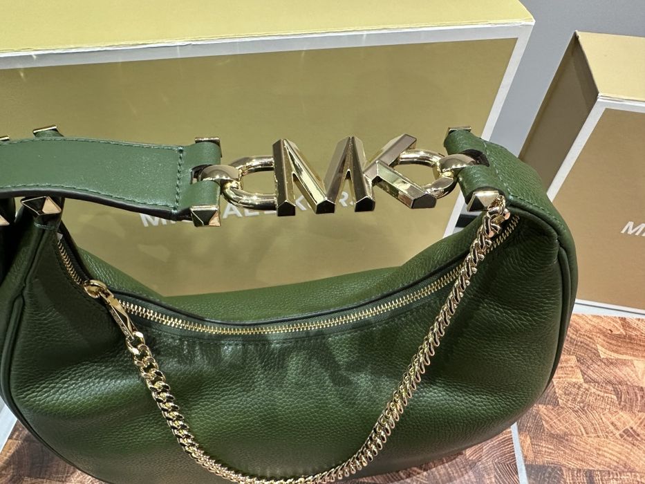 Дамска чанта Michael Kors Piper Amazon Green