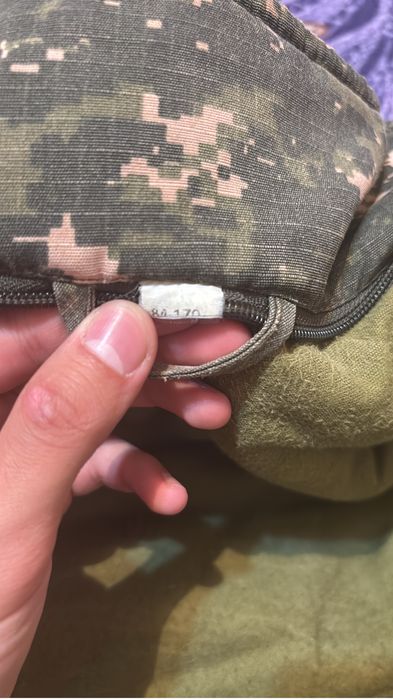 Зимный бушлак военный