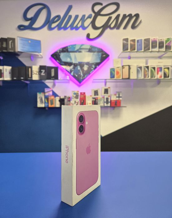 Iphone 16 / Black/Pink / 128 GB / sigilat / DeluxGSM