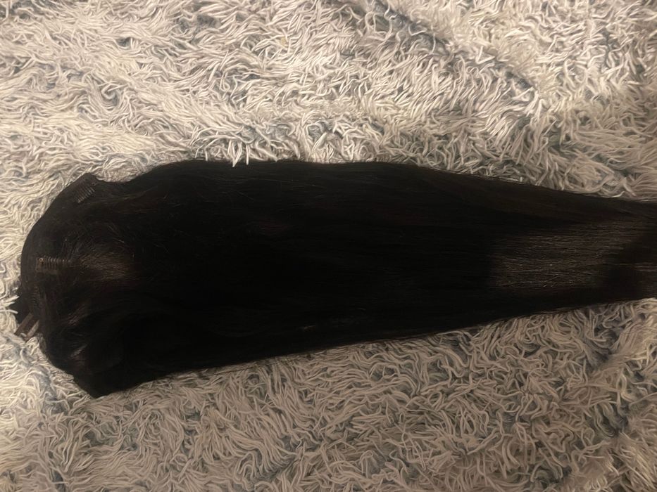 Екстеншъни (черен цвят) -  200гр/60см