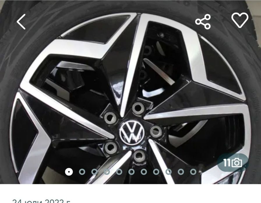 Алуминиеви джанти 19 цола за id3 с летни гуми