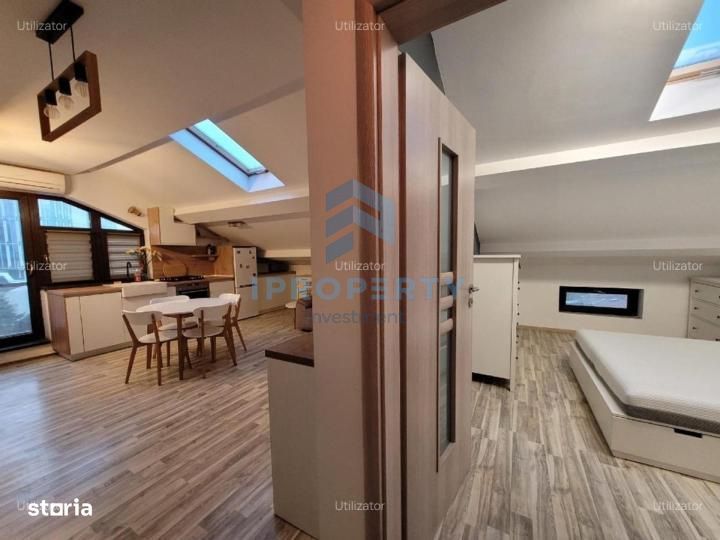 Apartament 2 camere 1 Mai complet utilat si mobilat cu centrala propri