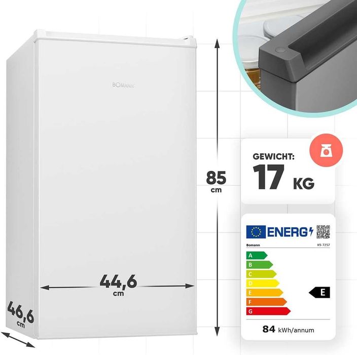 Хладилник Bomann KS 7257 83L (Бял)