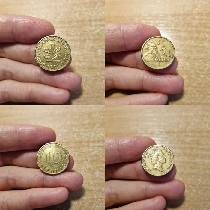 Монеты разных Стран / Одним лотом