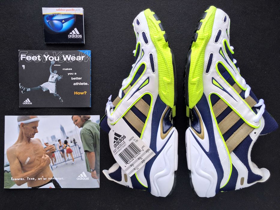 VINTAGE 1999 ADIDAS® EQT.® GAZELLE® 1ST-BATCH Runners — 9 US (27.0)