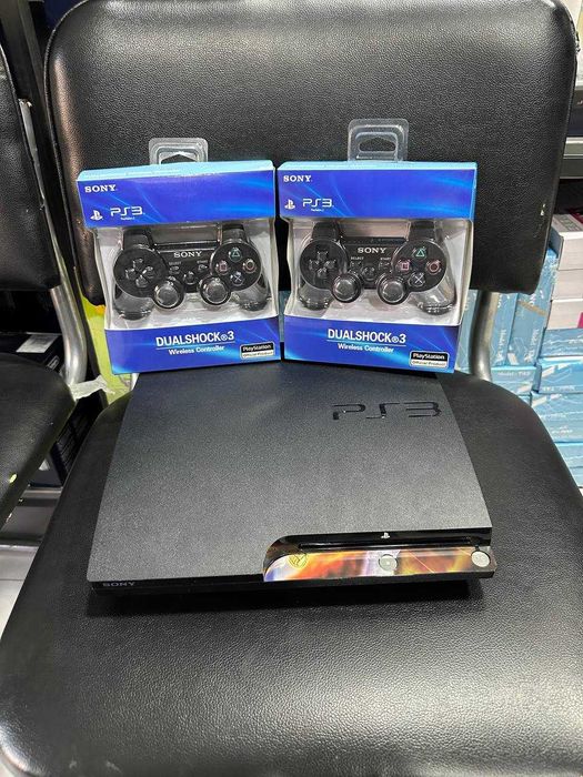PLAYSTATION 3 slim 2ta jostik 10dan oshiq oyinlar bilan dastavka bepul