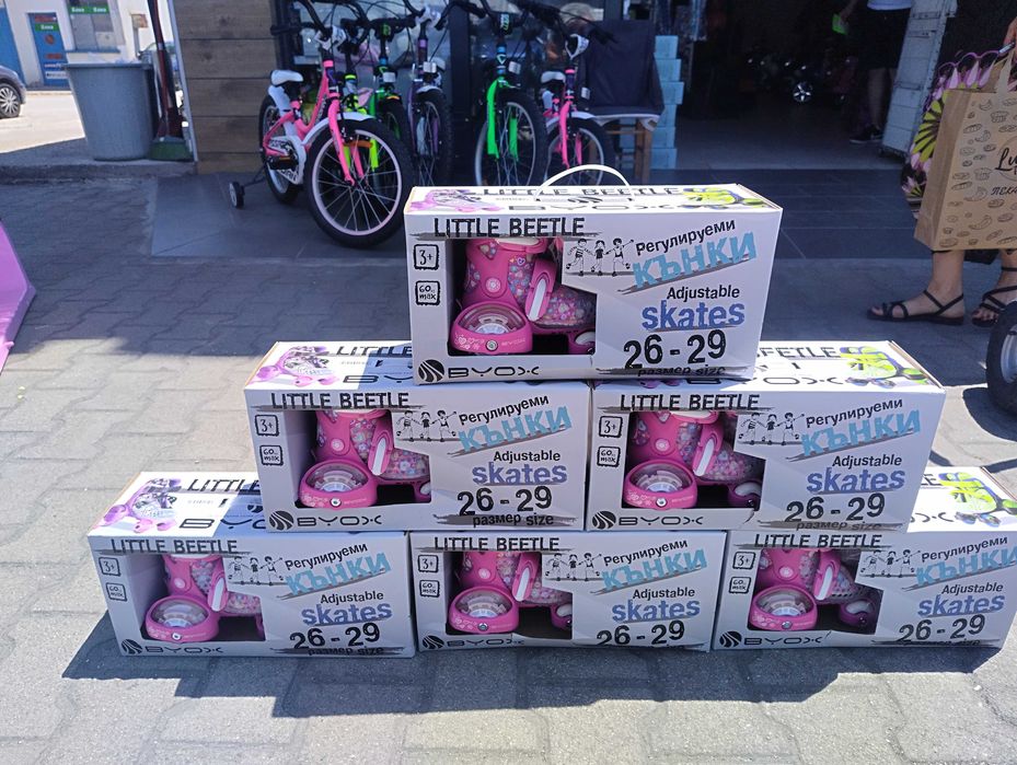 BYOX Детски кънки XS Little Beetle 26-29 Pinky Girl