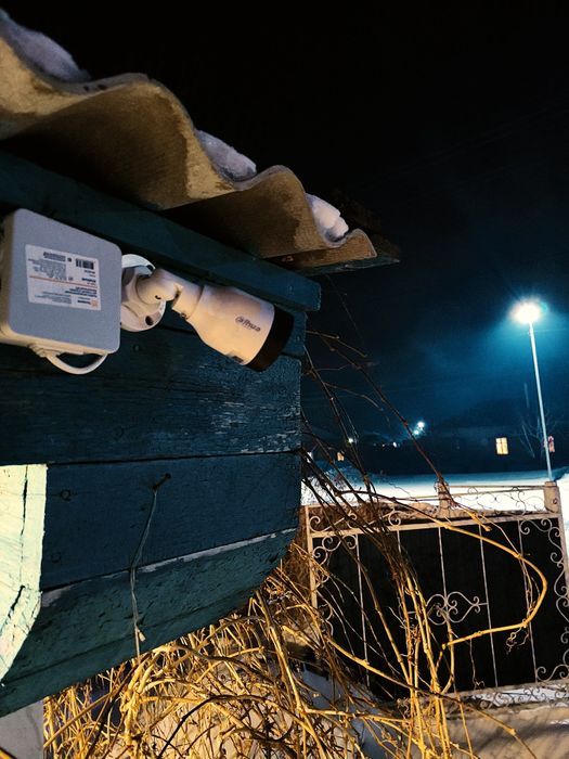 Установка камер видеонаблюдения