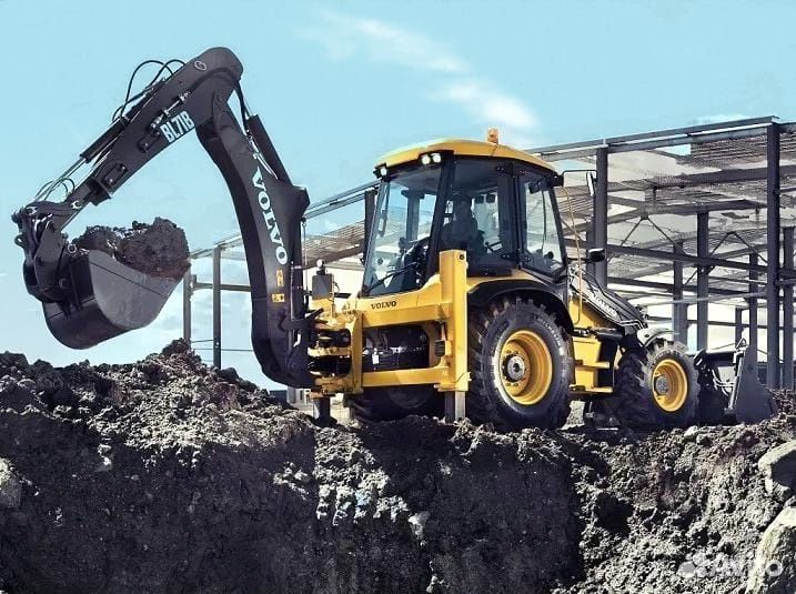 Услуги  3в1 эксковатор-погрузчик