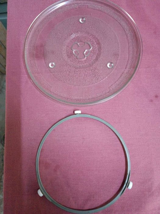 Platou microunde 27 cm, universal +inel rotite