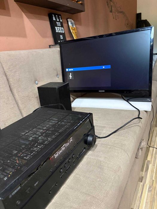 Statie AV Receiver 5.1 Yamaha RX-V481D – MusicCast, Wi-Fi, Bluetooth, 4K, DAB+