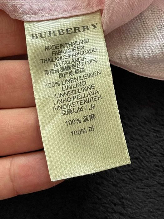 BURBERRY camasa din in, marime M