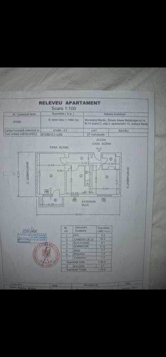Apartament 2 camere decomandat